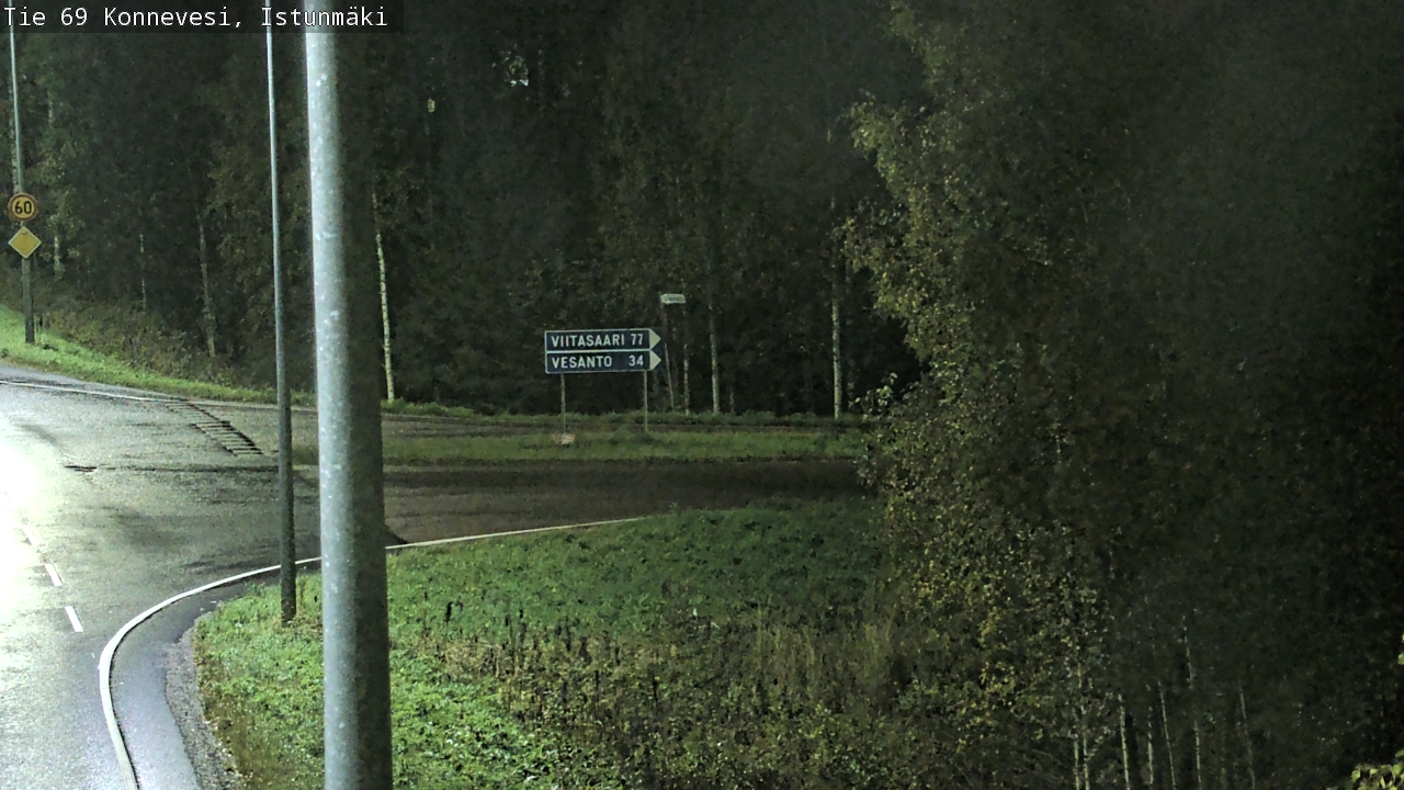 Weather Camera Image Road 69 Konnevesi, Istunmäki, Konnevesi, Keski-Suomi