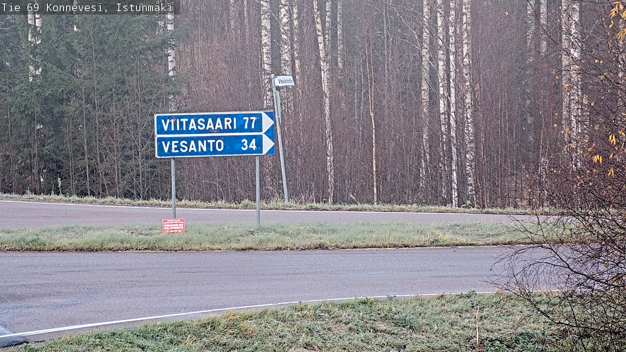 Kelikamerat Kuva Tie 69 Konnevesi, Istunmäki, Konnevesi, Keski-Suomi