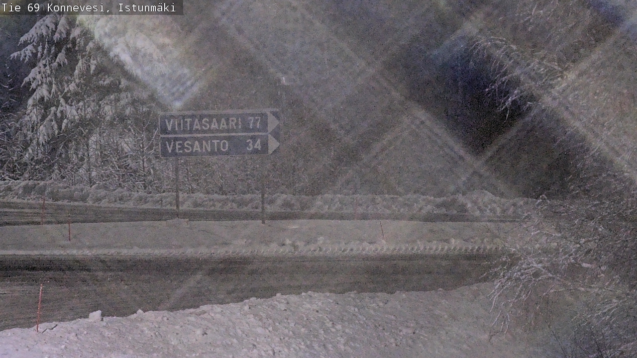 Weather Camera Image Väg 69 Konnevesi, Istunmäki, Konnevesi, Keski-Suomi