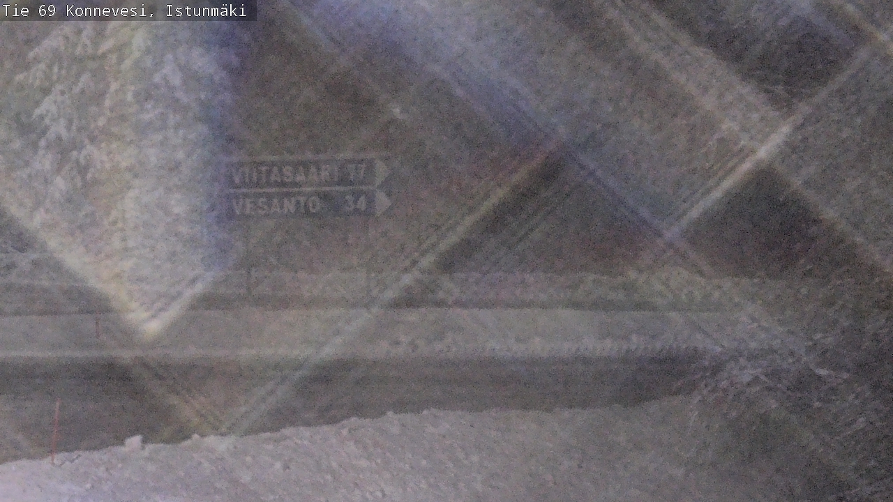 Weather Camera Image Väg 69 Konnevesi, Istunmäki, Konnevesi, Keski-Suomi