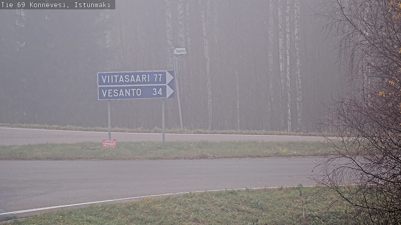 Kelikamerat Kuva Tie 69 Konnevesi, Istunmäki, Konnevesi, Keski-Suomi
