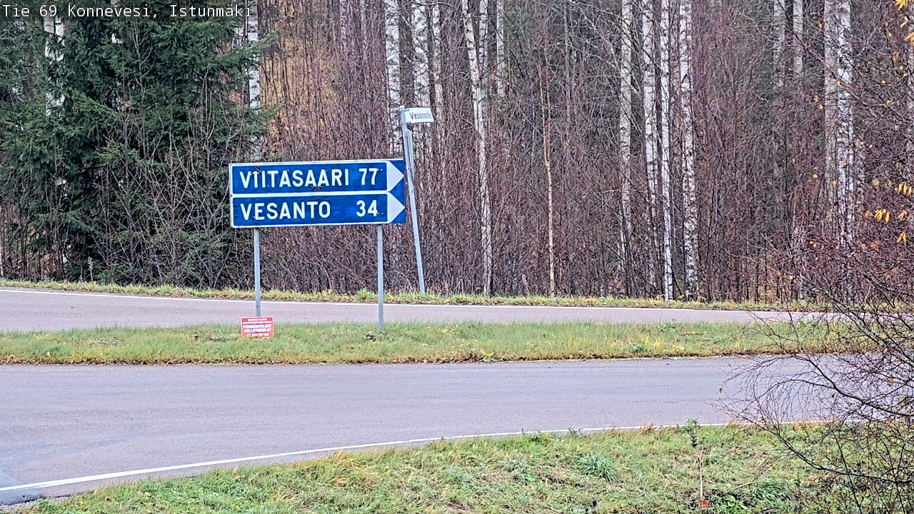 Kelikamerat Kuva Tie 69 Konnevesi, Istunmäki, Konnevesi, Keski-Suomi