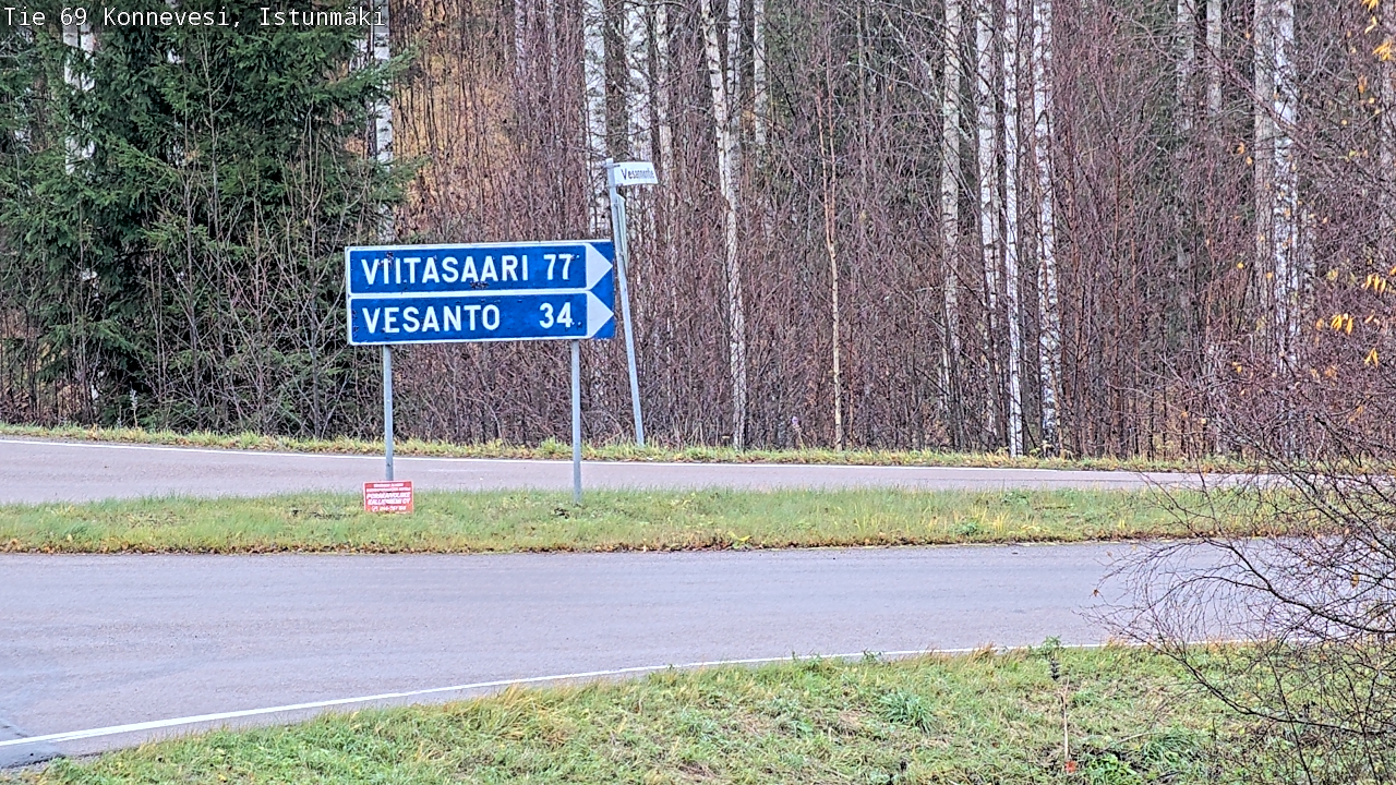 Kelikamerat Kuva Tie 69 Konnevesi, Istunmäki, Konnevesi, Keski-Suomi