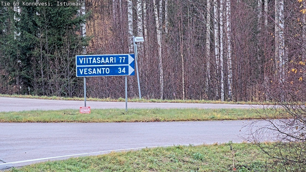 Kelikamerat Kuva Tie 69 Konnevesi, Istunmäki, Konnevesi, Keski-Suomi