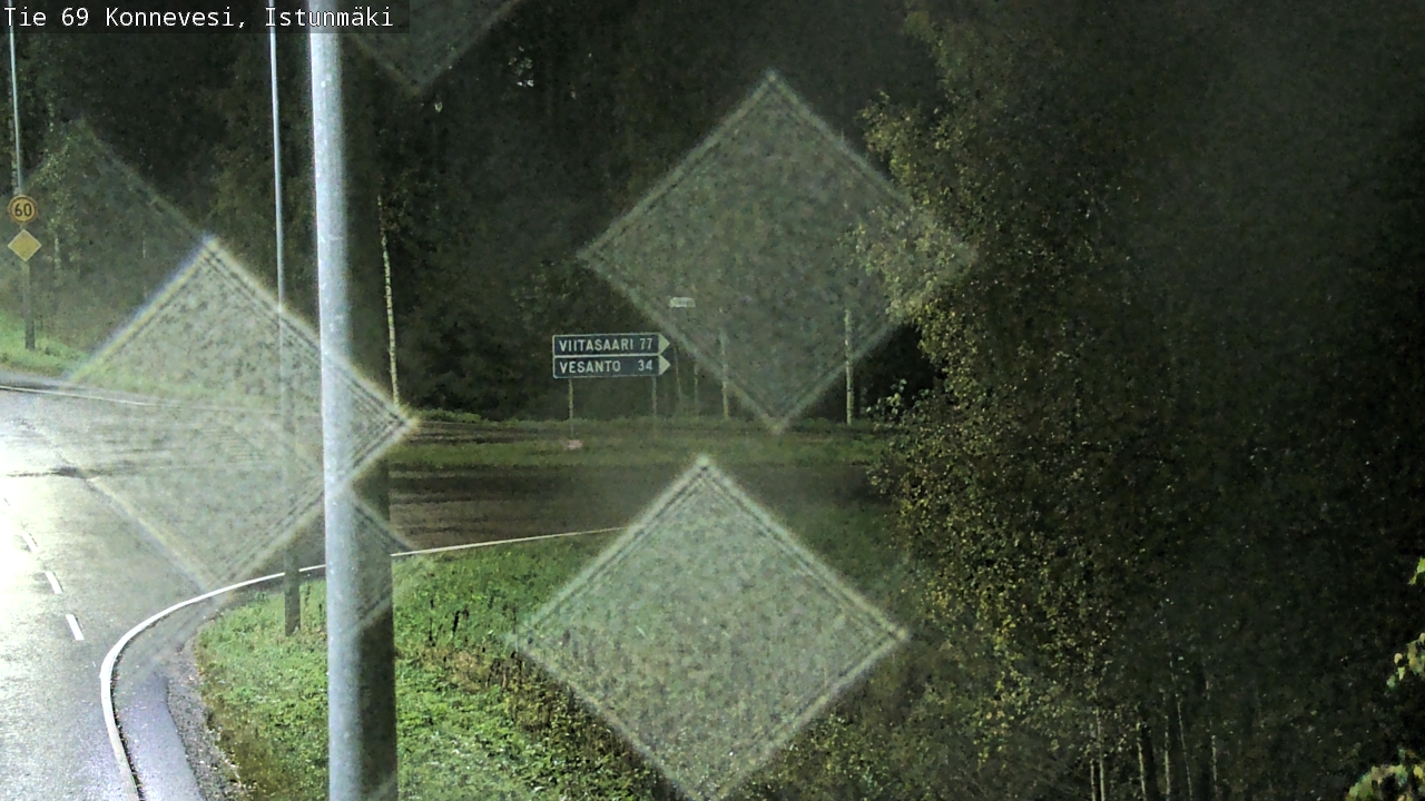 Weather Camera Image Road 69 Konnevesi, Istunmäki, Konnevesi, Keski-Suomi