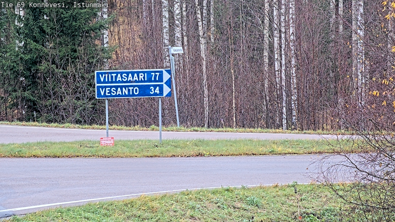 Kelikamerat Kuva Tie 69 Konnevesi, Istunmäki, Konnevesi, Keski-Suomi