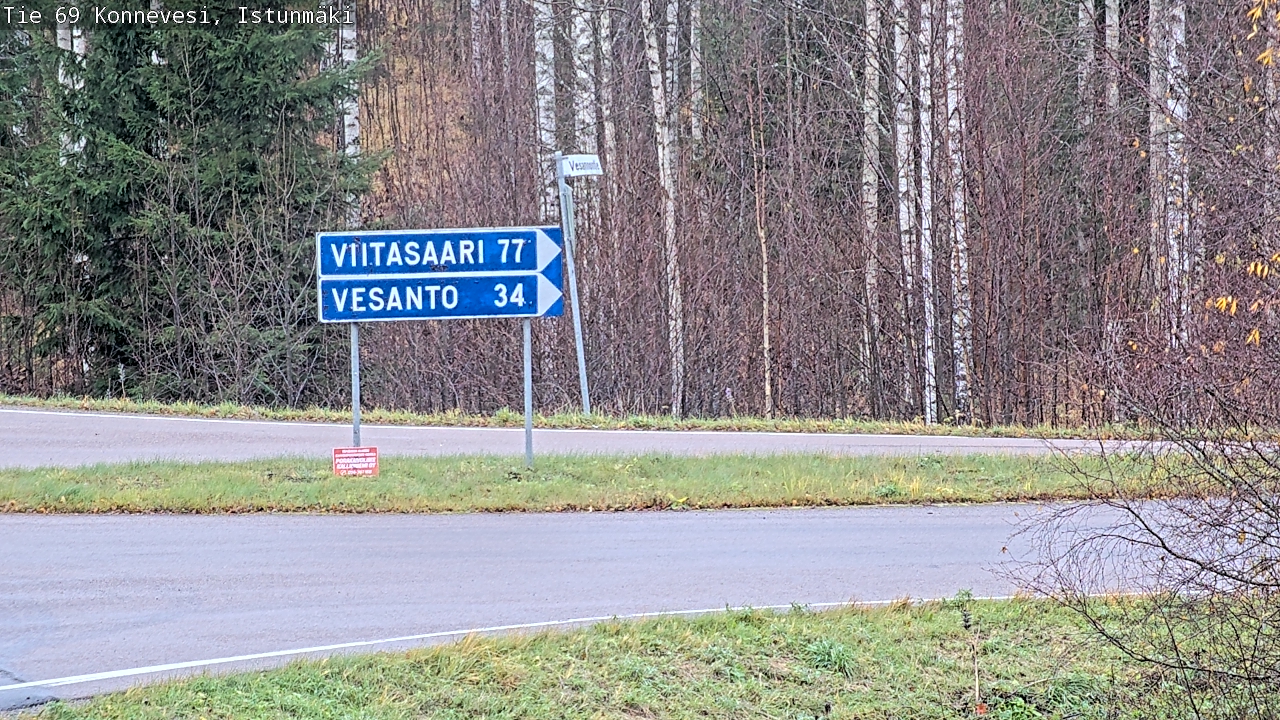 Kelikamerat Kuva Tie 69 Konnevesi, Istunmäki, Konnevesi, Keski-Suomi