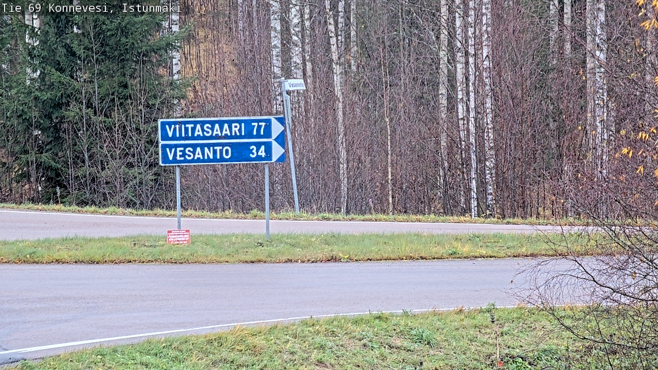 Kelikamerat Kuva Tie 69 Konnevesi, Istunmäki, Konnevesi, Keski-Suomi