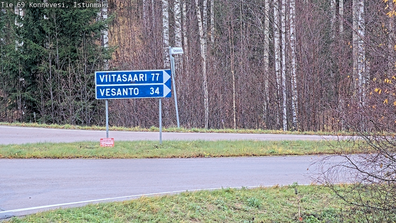 Kelikamerat Kuva Tie 69 Konnevesi, Istunmäki, Konnevesi, Keski-Suomi