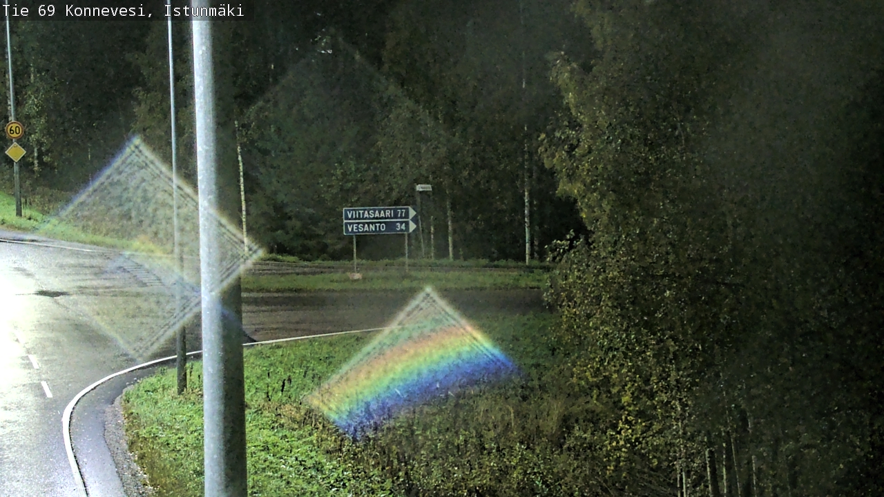 Weather Camera Image Road 69 Konnevesi, Istunmäki, Konnevesi, Keski-Suomi
