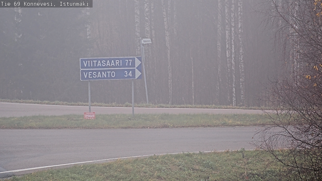 Kelikamerat Kuva Tie 69 Konnevesi, Istunmäki, Konnevesi, Keski-Suomi