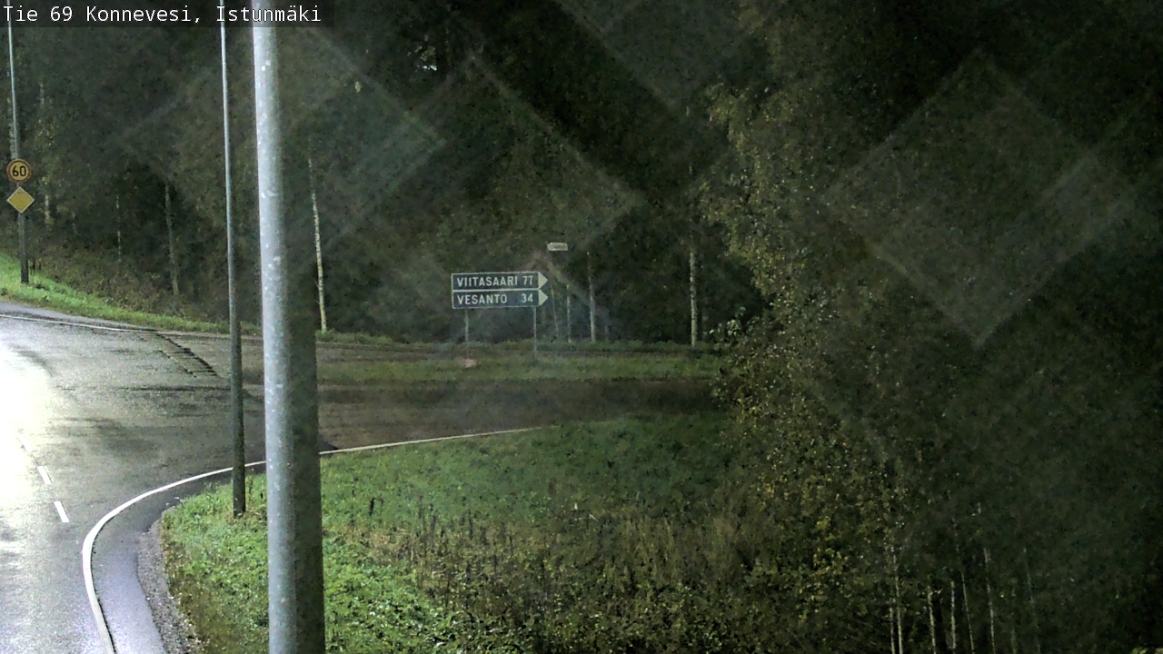 Weather Camera Image Road 69 Konnevesi, Istunmäki, Konnevesi, Keski-Suomi