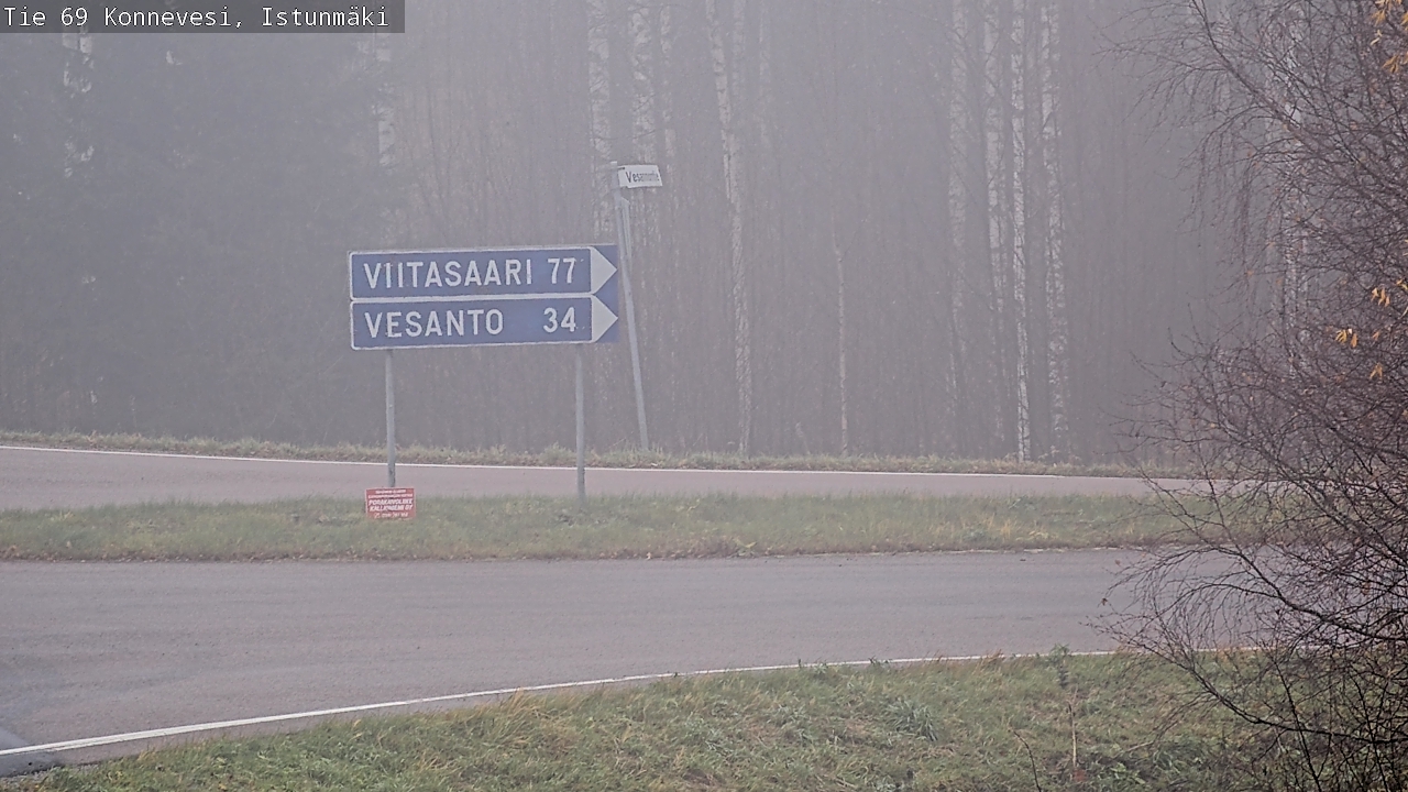 Kelikamerat Kuva Tie 69 Konnevesi, Istunmäki, Konnevesi, Keski-Suomi