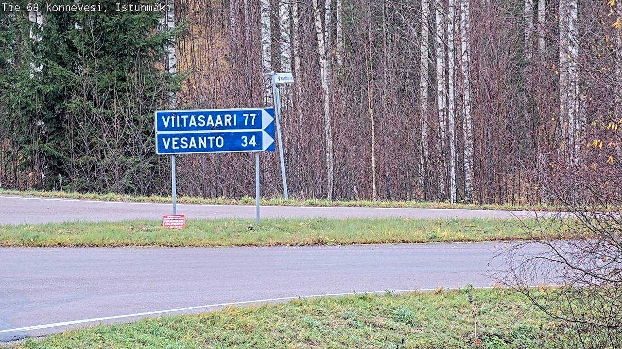 Kelikamerat Kuva Tie 69 Konnevesi, Istunmäki, Konnevesi, Keski-Suomi