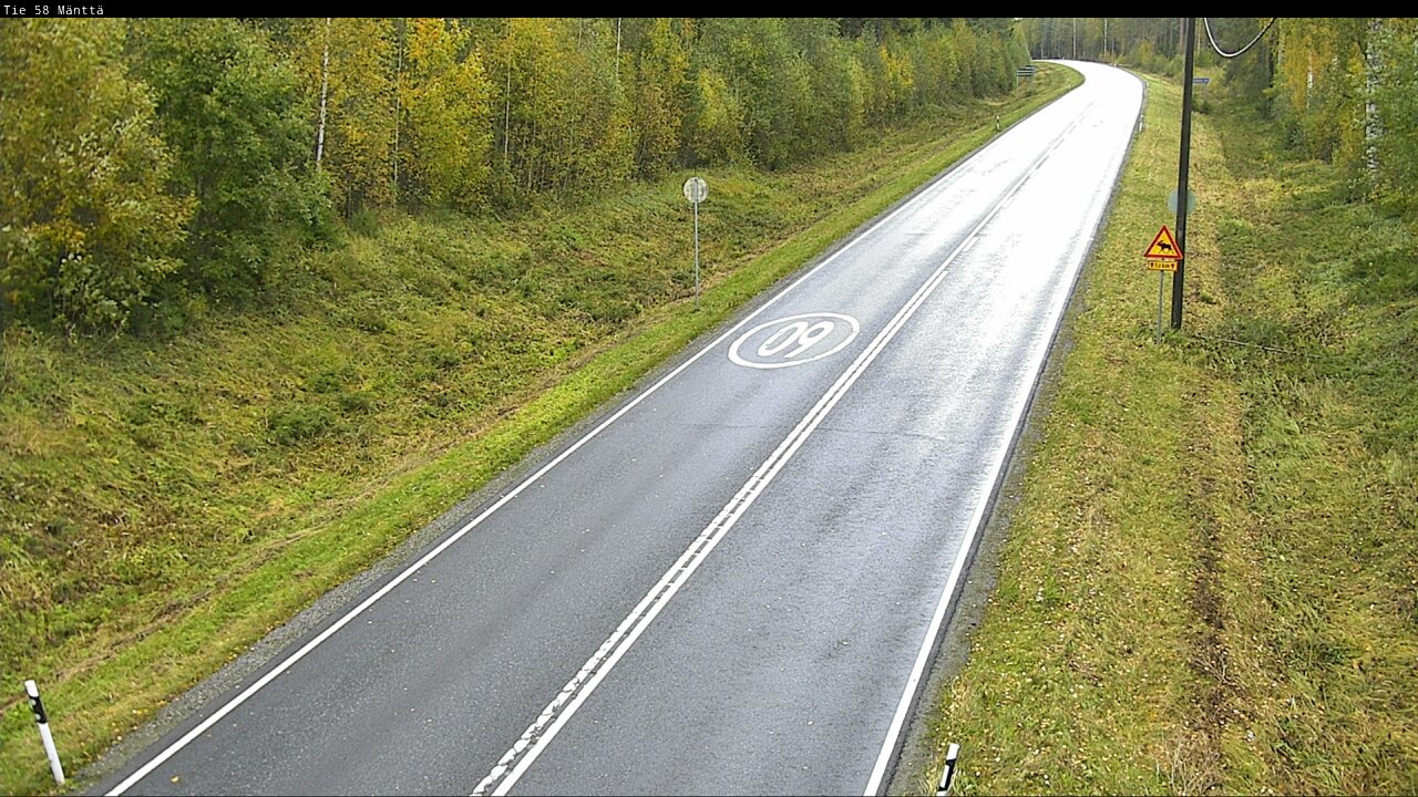 Weather Camera Image Road 58 Mänttä, Mänttä-Vilppula, Pirkanmaa