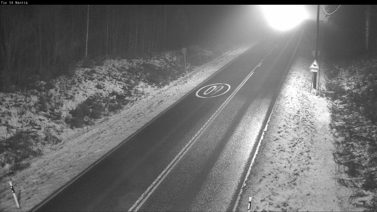 Weather Camera Image Road 58 Mänttä, Mänttä-Vilppula, Pirkanmaa