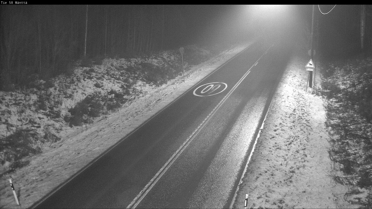 Weather Camera Image Road 58 Mänttä, Mänttä-Vilppula, Pirkanmaa