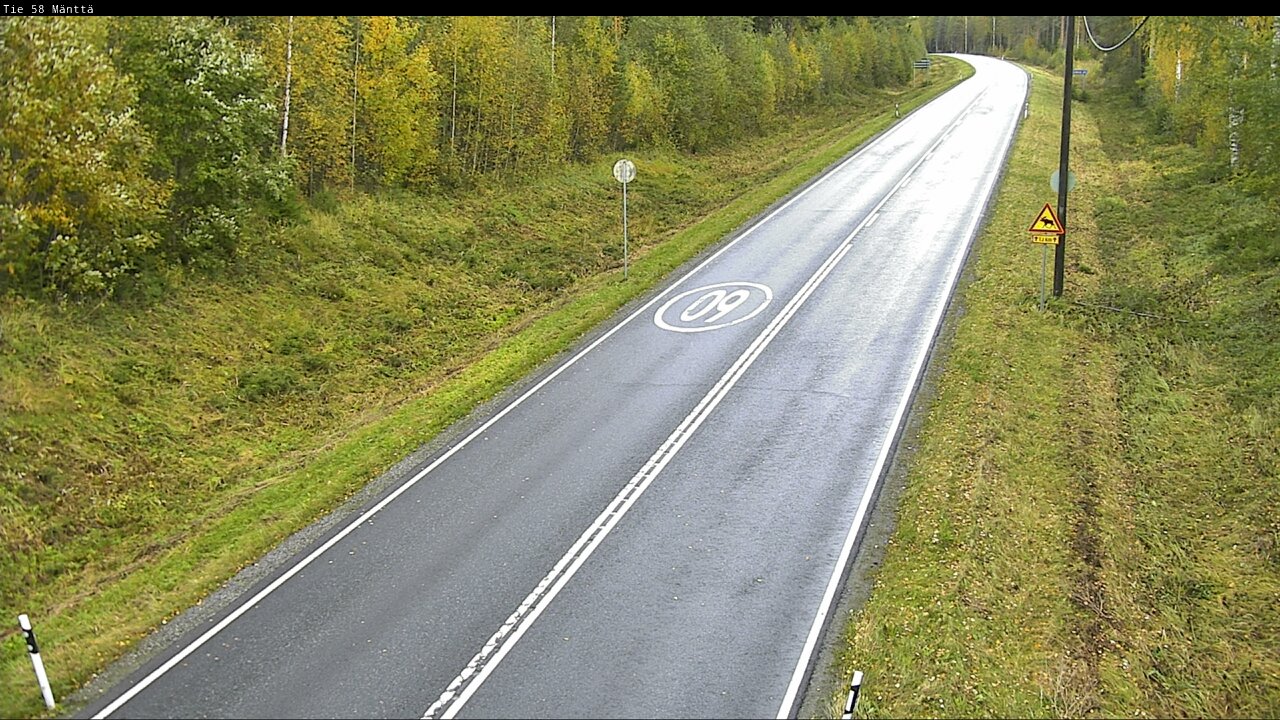 Weather Camera Image Road 58 Mänttä, Mänttä-Vilppula, Pirkanmaa