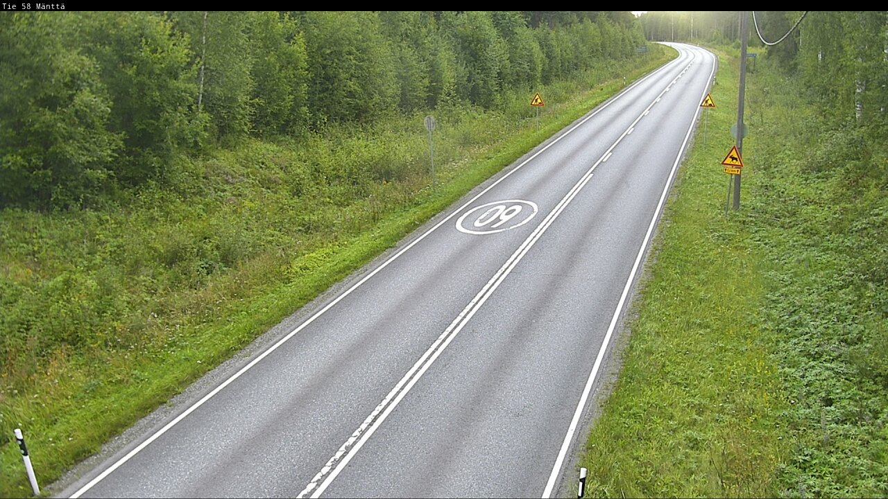Weather Camera Image Road 58 Mänttä, Mänttä-Vilppula, Pirkanmaa