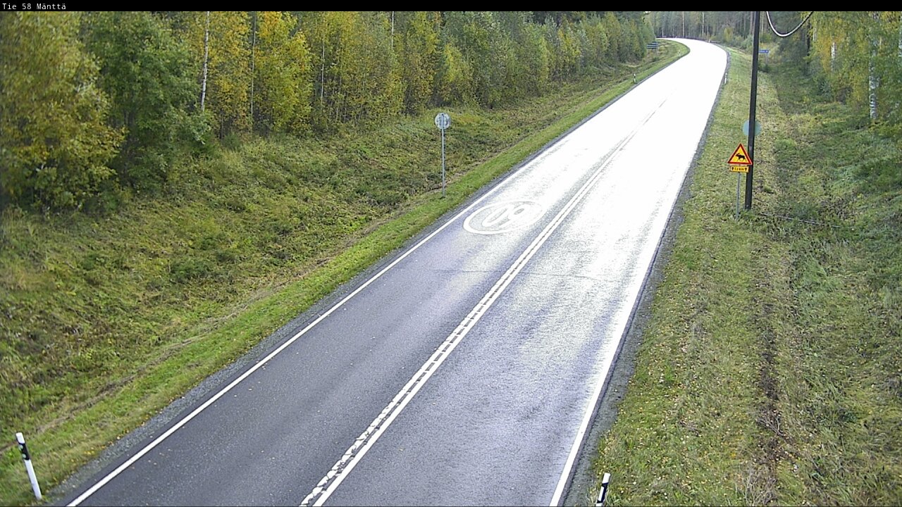 Weather Camera Image Road 58 Mänttä, Mänttä-Vilppula, Pirkanmaa