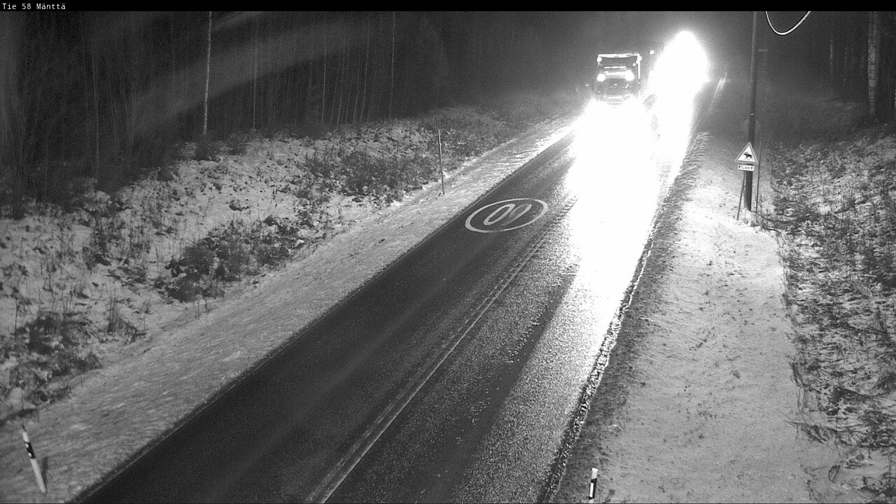 Weather Camera Image Road 58 Mänttä, Mänttä-Vilppula, Pirkanmaa