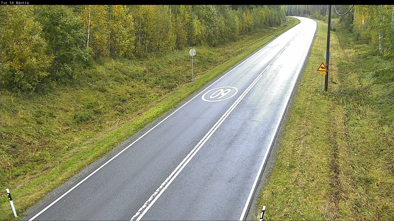 Weather Camera Image Road 58 Mänttä, Mänttä-Vilppula, Pirkanmaa