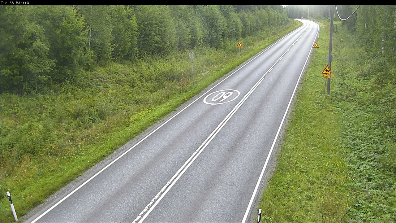 Weather Camera Image Road 58 Mänttä, Mänttä-Vilppula, Pirkanmaa