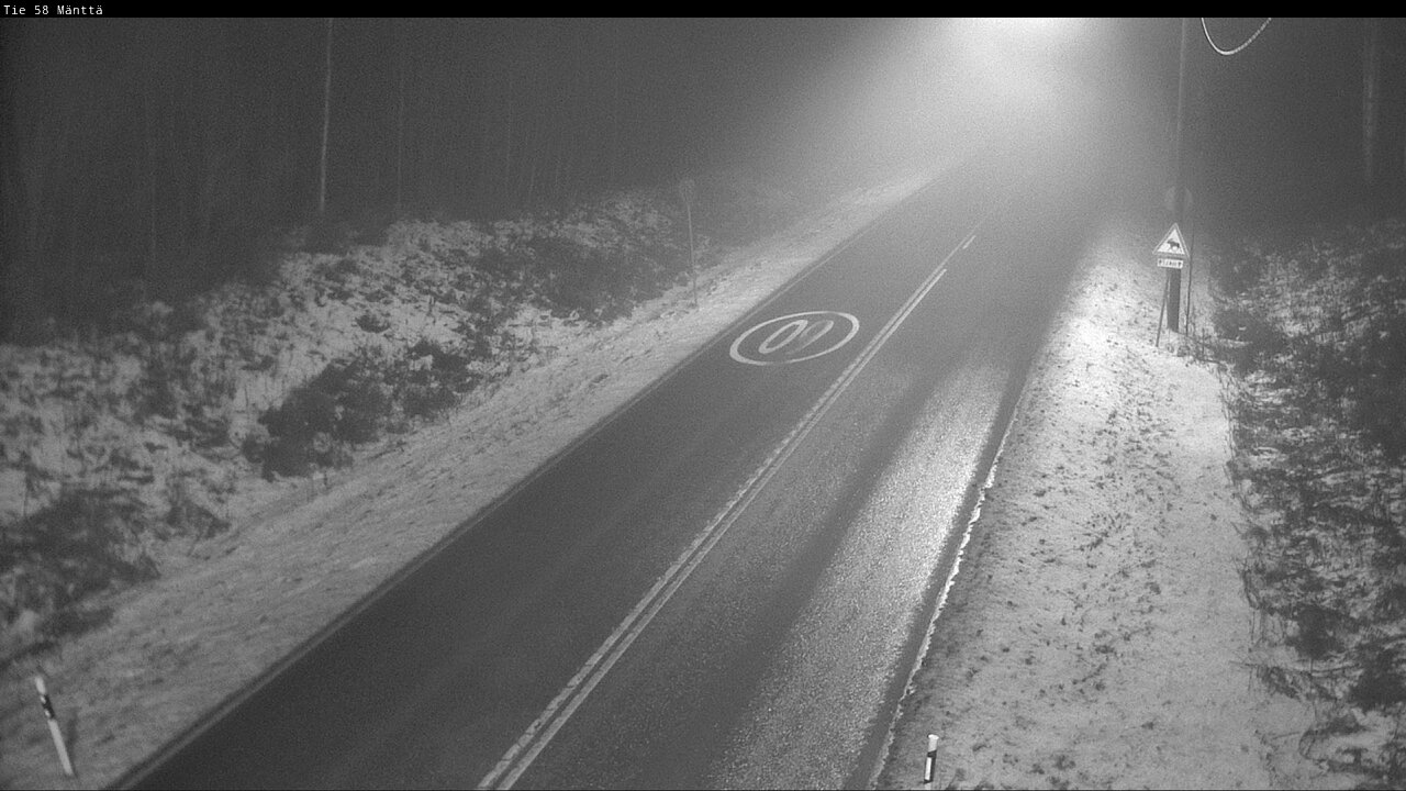 Weather Camera Image Road 58 Mänttä, Mänttä-Vilppula, Pirkanmaa