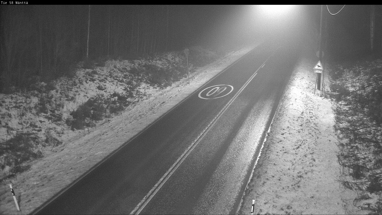 Weather Camera Image Road 58 Mänttä, Mänttä-Vilppula, Pirkanmaa