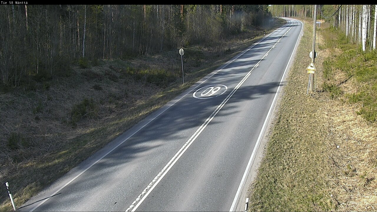 Kelikamerat Kuva Tie 58 Mänttä, Mänttä-Vilppula, Pirkanmaa