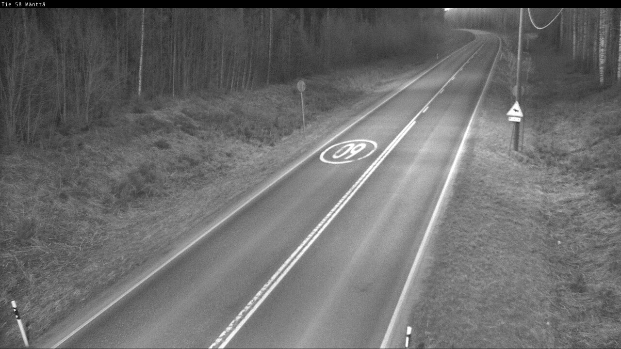 Weather Camera Image Road 58 Mänttä, Mänttä-Vilppula, Pirkanmaa