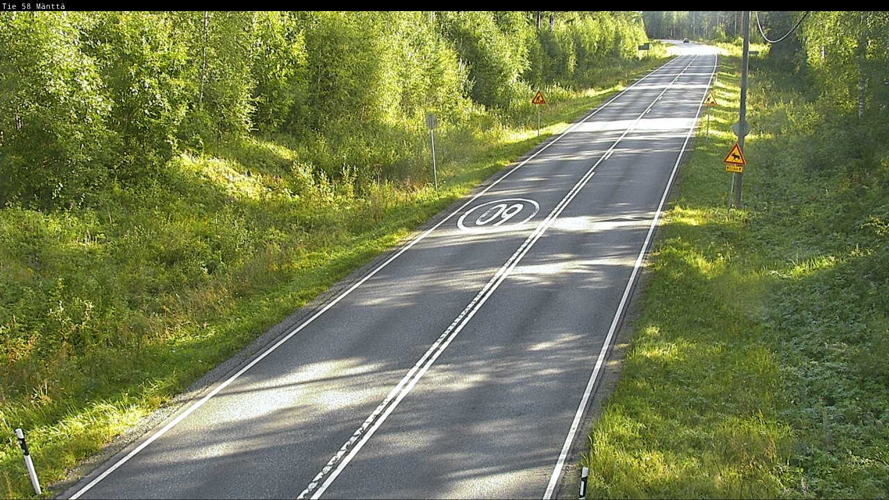 Kelikamerat Kuva Tie 58 Mänttä, Mänttä-Vilppula, Pirkanmaa