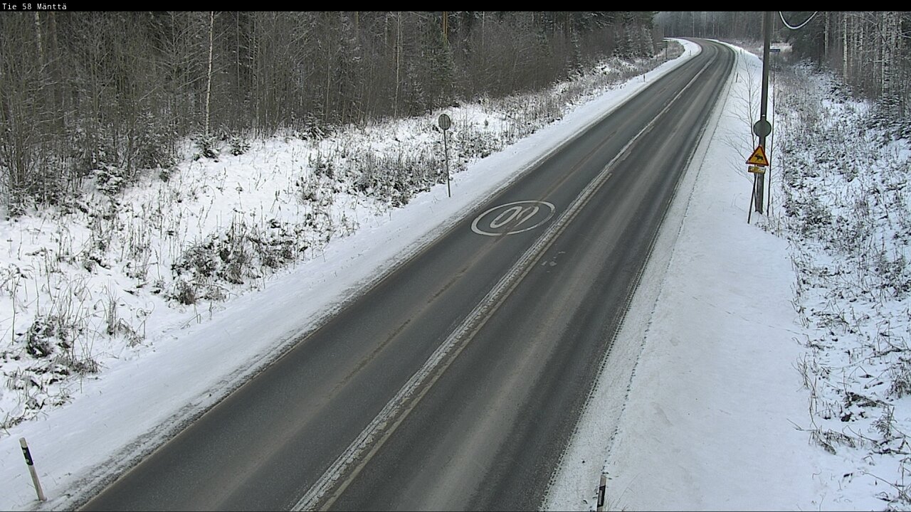 Weather Camera Image Road 58 Mänttä, Mänttä-Vilppula, Pirkanmaa