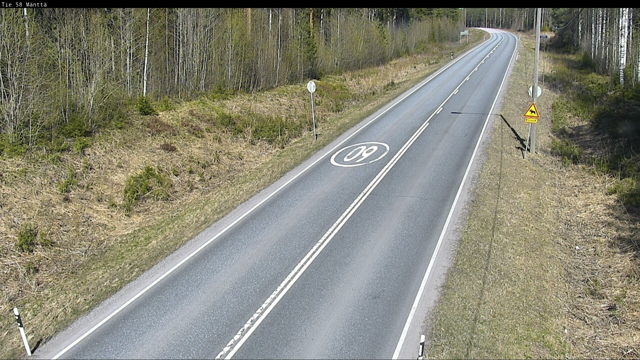 Kelikamerat Kuva Tie 58 Mänttä, Mänttä-Vilppula, Pirkanmaa
