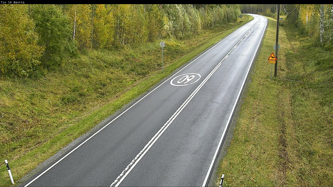 Weather Camera Image Road 58 Mänttä, Mänttä-Vilppula, Pirkanmaa