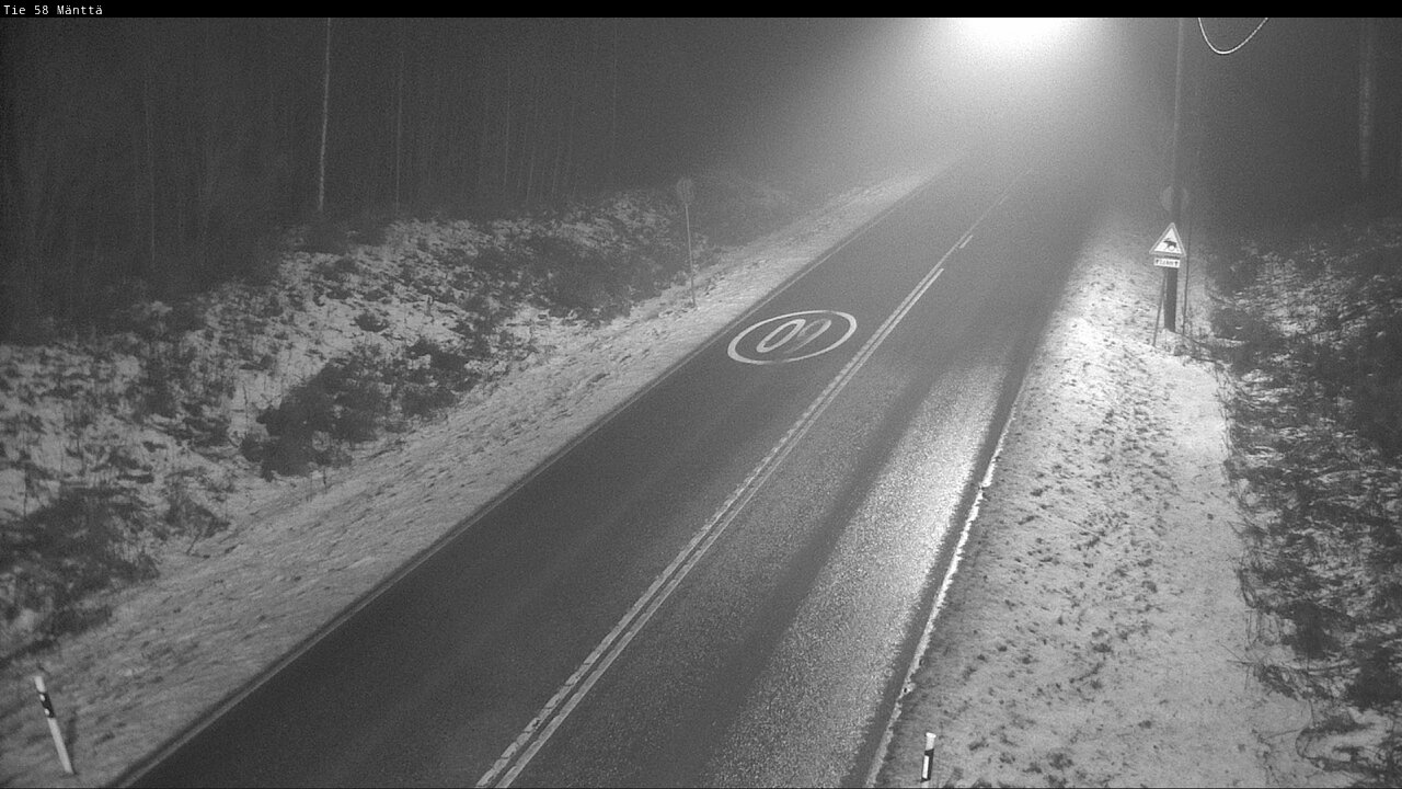 Weather Camera Image Road 58 Mänttä, Mänttä-Vilppula, Pirkanmaa