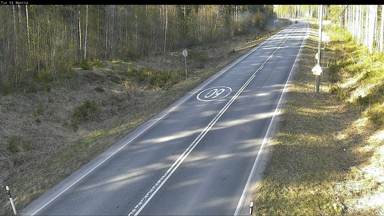 Kelikamerat Kuva Tie 58 Mänttä, Mänttä-Vilppula, Pirkanmaa