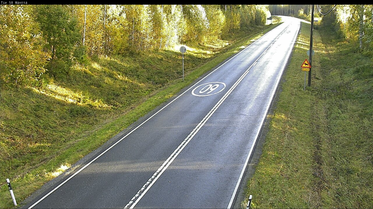 Weather Camera Image Road 58 Mänttä, Mänttä-Vilppula, Pirkanmaa