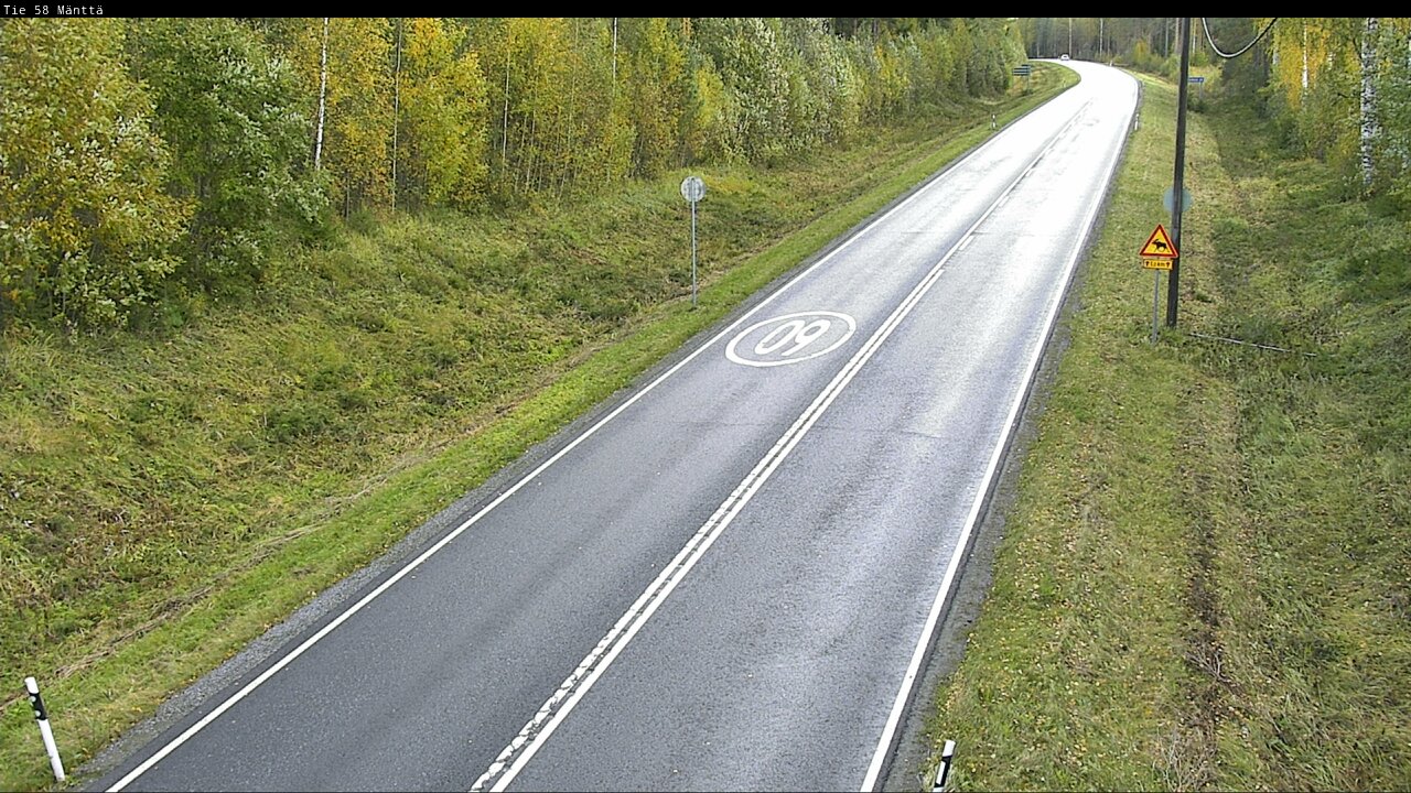 Weather Camera Image Road 58 Mänttä, Mänttä-Vilppula, Pirkanmaa