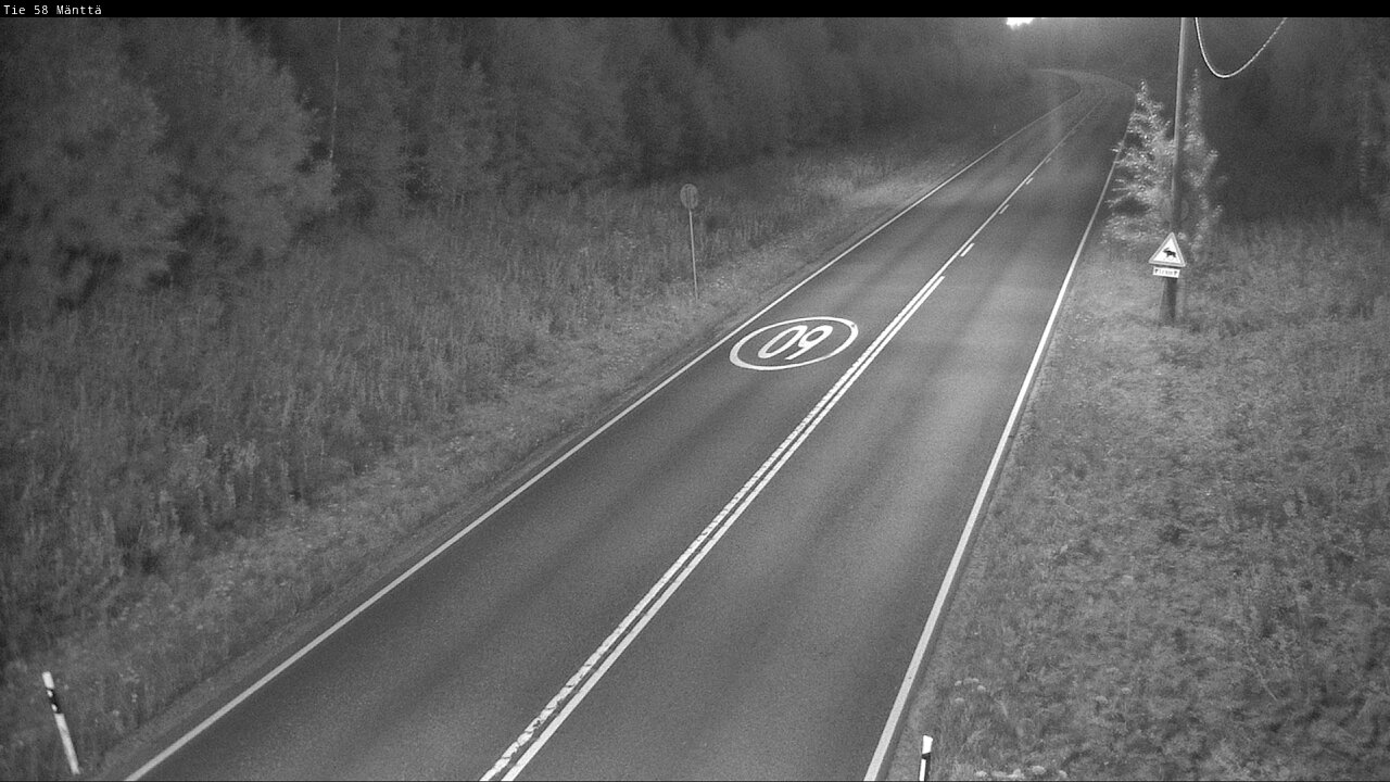 Weather Camera Image Road 58 Mänttä, Mänttä-Vilppula, Pirkanmaa