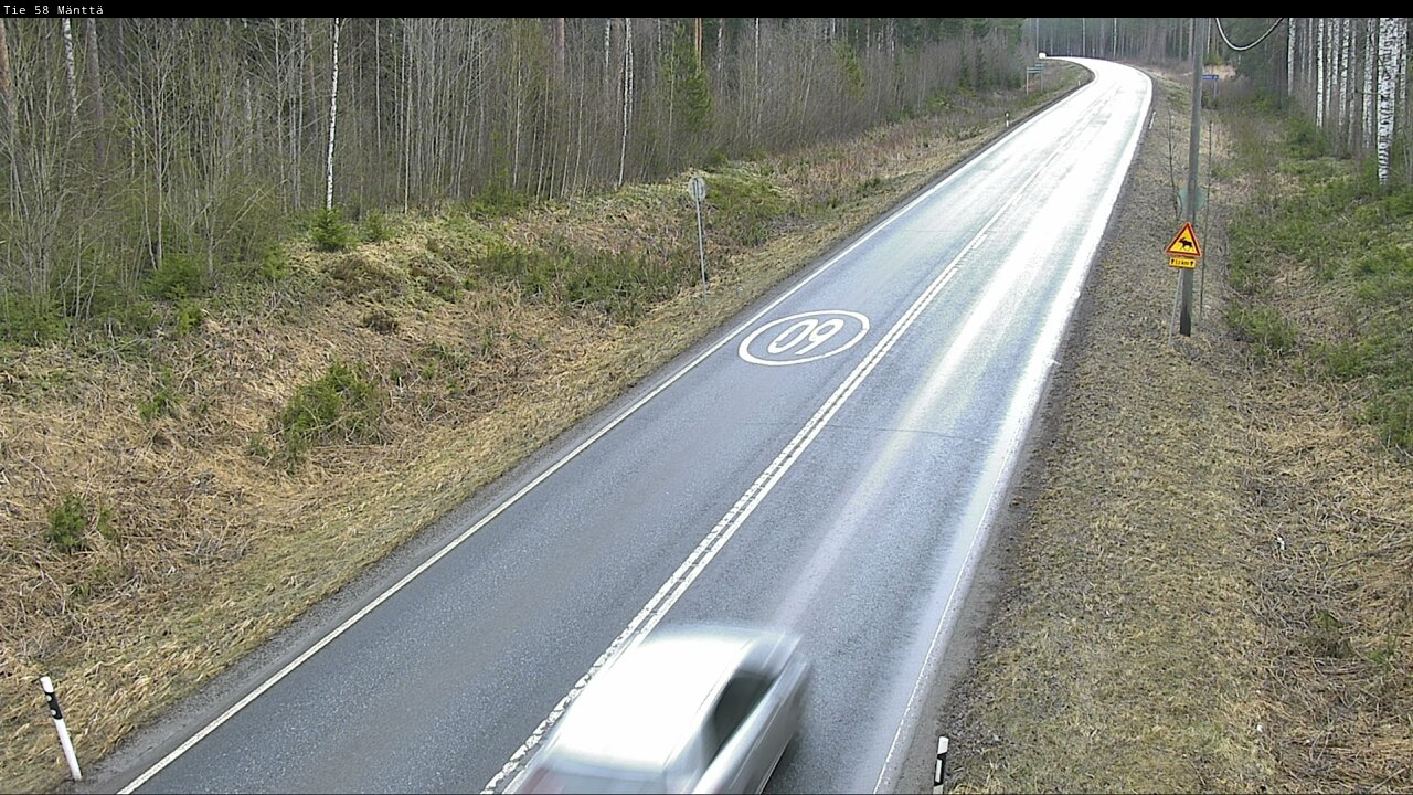 Weather Camera Image Road 58 Mänttä, Mänttä-Vilppula, Pirkanmaa