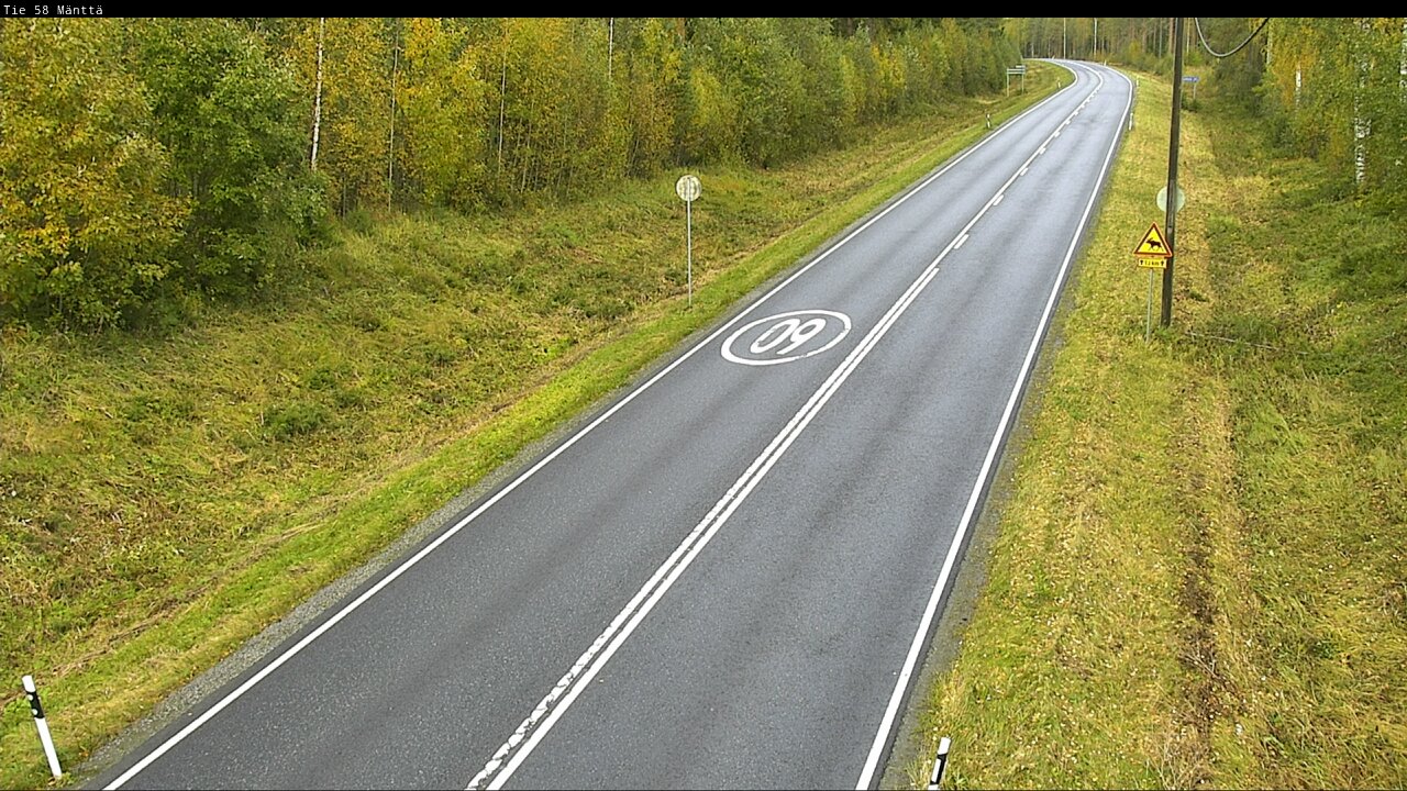 Kelikamerat Kuva Tie 58 Mänttä, Mänttä-Vilppula, Pirkanmaa