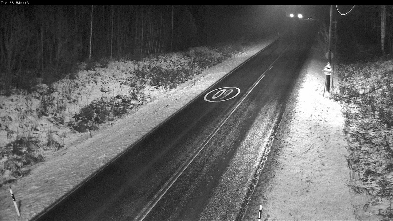 Weather Camera Image Road 58 Mänttä, Mänttä-Vilppula, Pirkanmaa