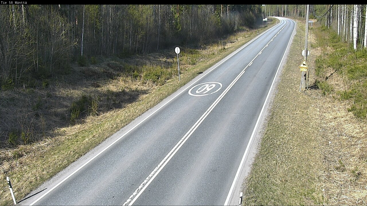 Kelikamerat Kuva Tie 58 Mänttä, Mänttä-Vilppula, Pirkanmaa