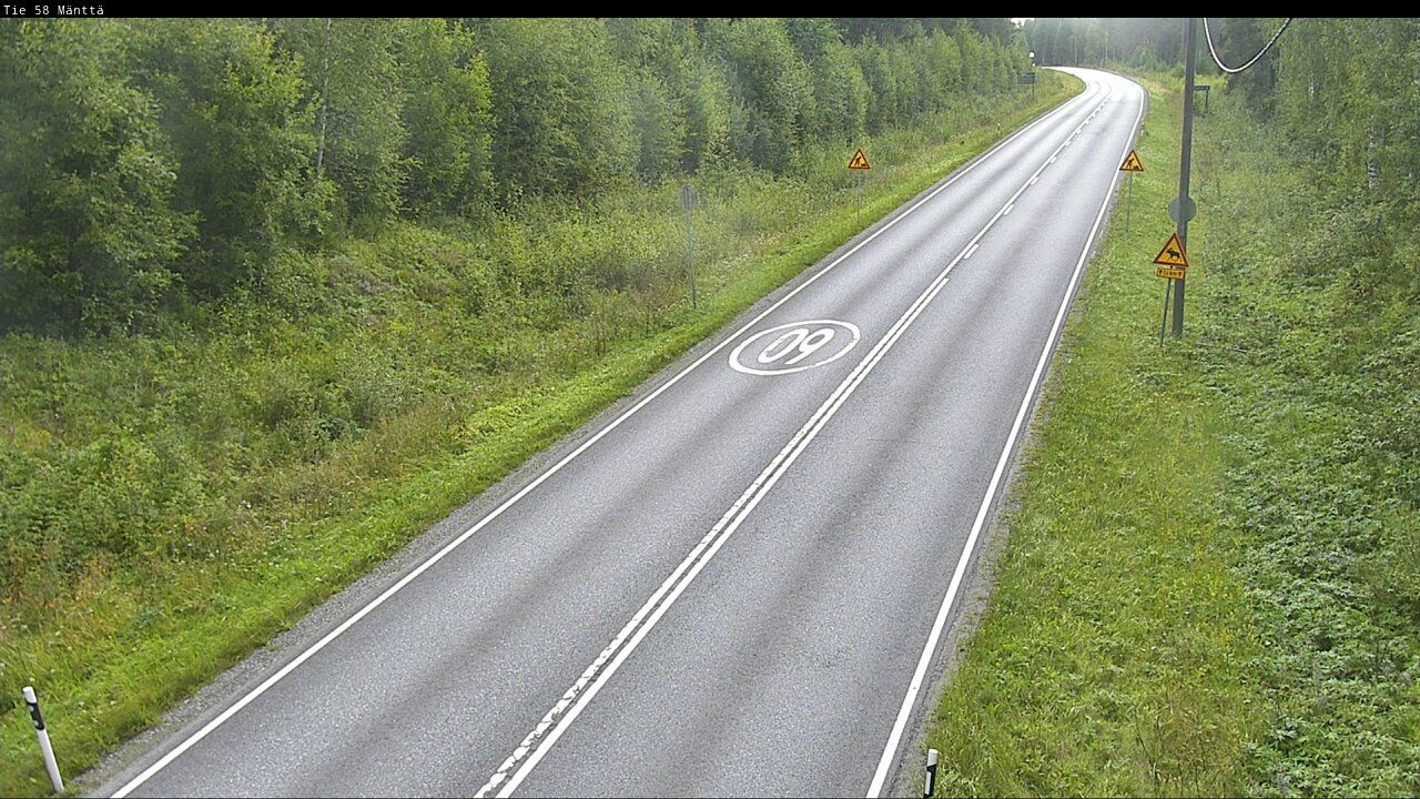 Weather Camera Image Road 58 Mänttä, Mänttä-Vilppula, Pirkanmaa