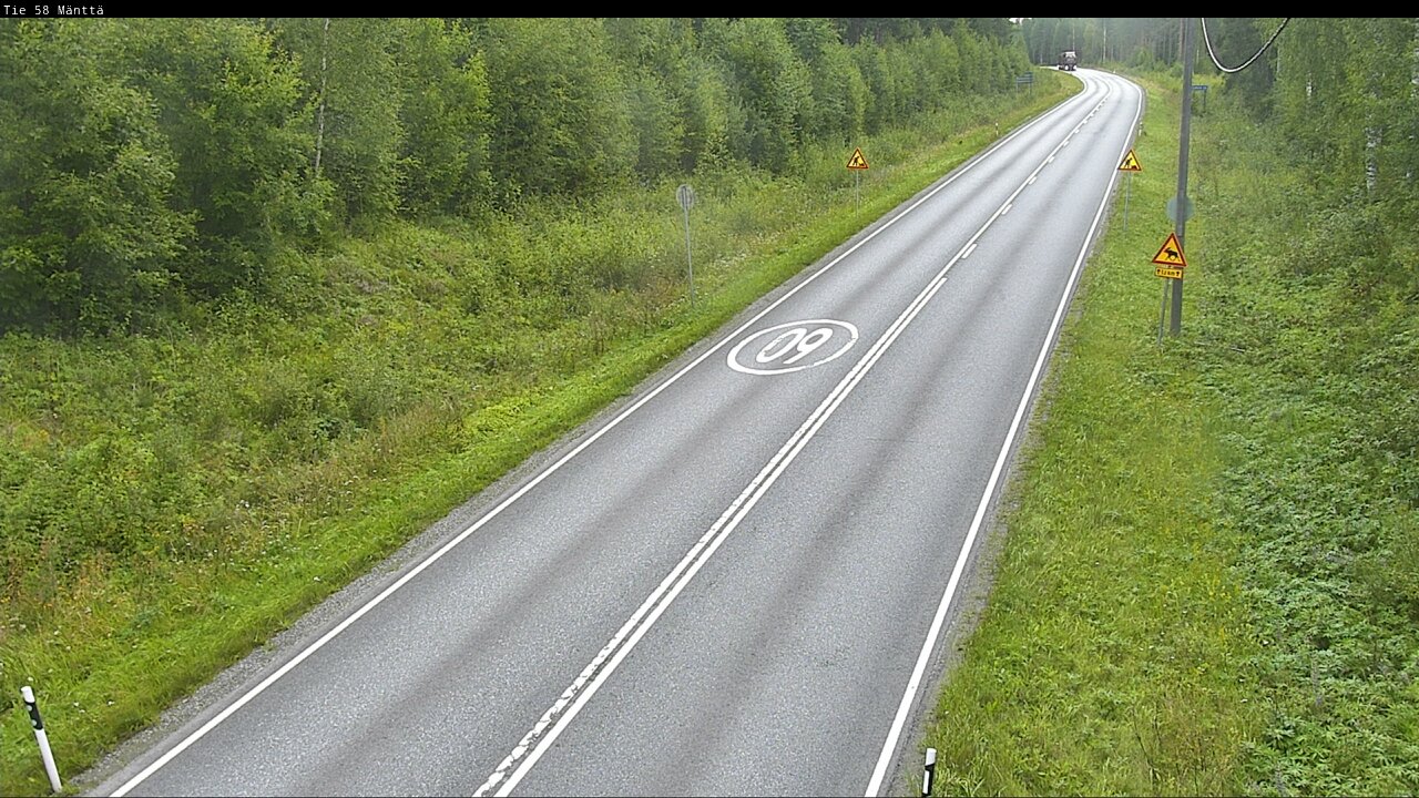 Weather Camera Image Road 58 Mänttä, Mänttä-Vilppula, Pirkanmaa