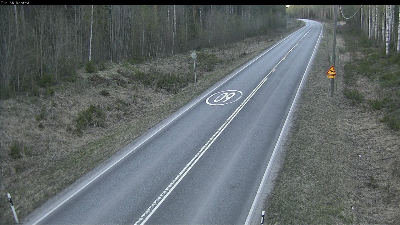 Weather Camera Image Road 58 Mänttä, Mänttä-Vilppula, Pirkanmaa