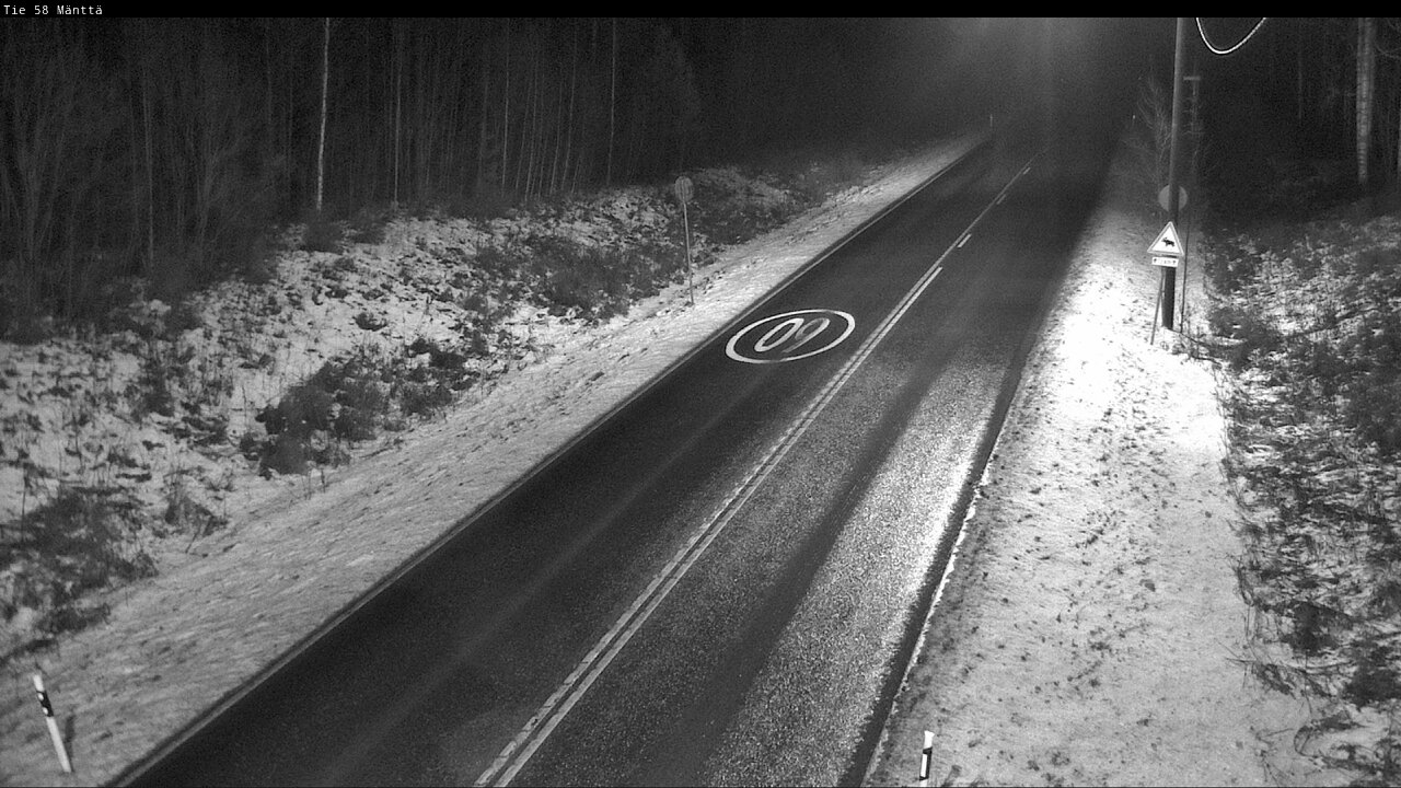 Weather Camera Image Road 58 Mänttä, Mänttä-Vilppula, Pirkanmaa