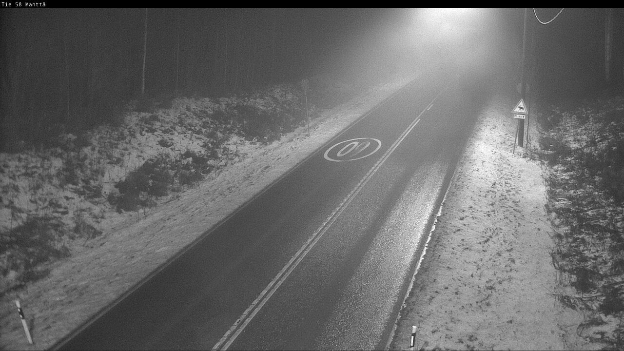 Weather Camera Image Road 58 Mänttä, Mänttä-Vilppula, Pirkanmaa