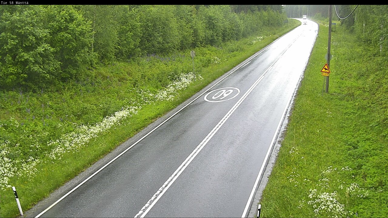 Weather Camera Image Road 58 Mänttä, Mänttä-Vilppula, Pirkanmaa